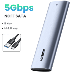 UGREEN 10903 - Hộp Đựng Ổ Cứng M.2 NGFF SATA USB-C 5Gbps CM400