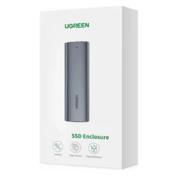 UGREEN 10903 - Hộp Đựng Ổ Cứng M.2 NGFF SATA USB-C 5Gbps CM400