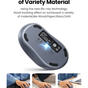 UGREEN 45149 – Chuột Bluetooth Không Dây Dual Mode, DPI 4000 Cho Laptop, MacBook, PC - Hình ảnh 4