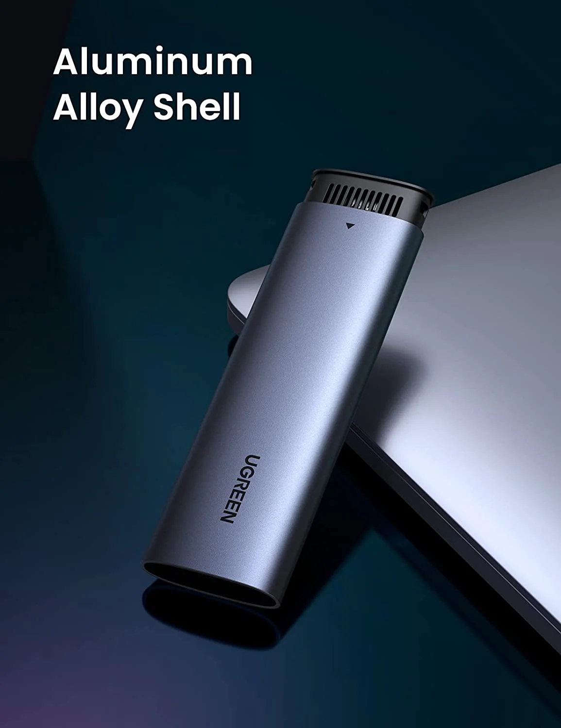 UGREEN 10903 - Hộp Đựng Ổ Cứng M.2 NGFF SATA USB-C 5Gbps CM400 - Hình ảnh 2