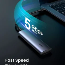 UGREEN 10903 - Hộp Đựng Ổ Cứng M.2 NGFF SATA USB-C 5Gbps CM400