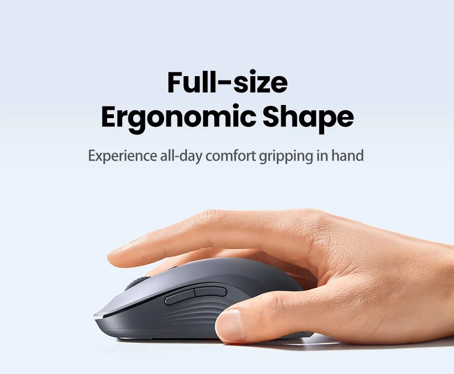 UGREEN 45149 – Chuột Bluetooth Không Dây Dual Mode, DPI 4000 Cho Laptop, MacBook, PC - Hình ảnh 8