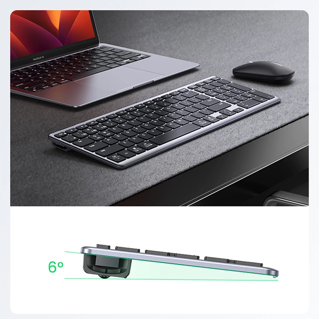 Bàn phím Bluetooth Ugreen KU005 siêu mỏng, hỗ trợ Wifi - Hình ảnh 9