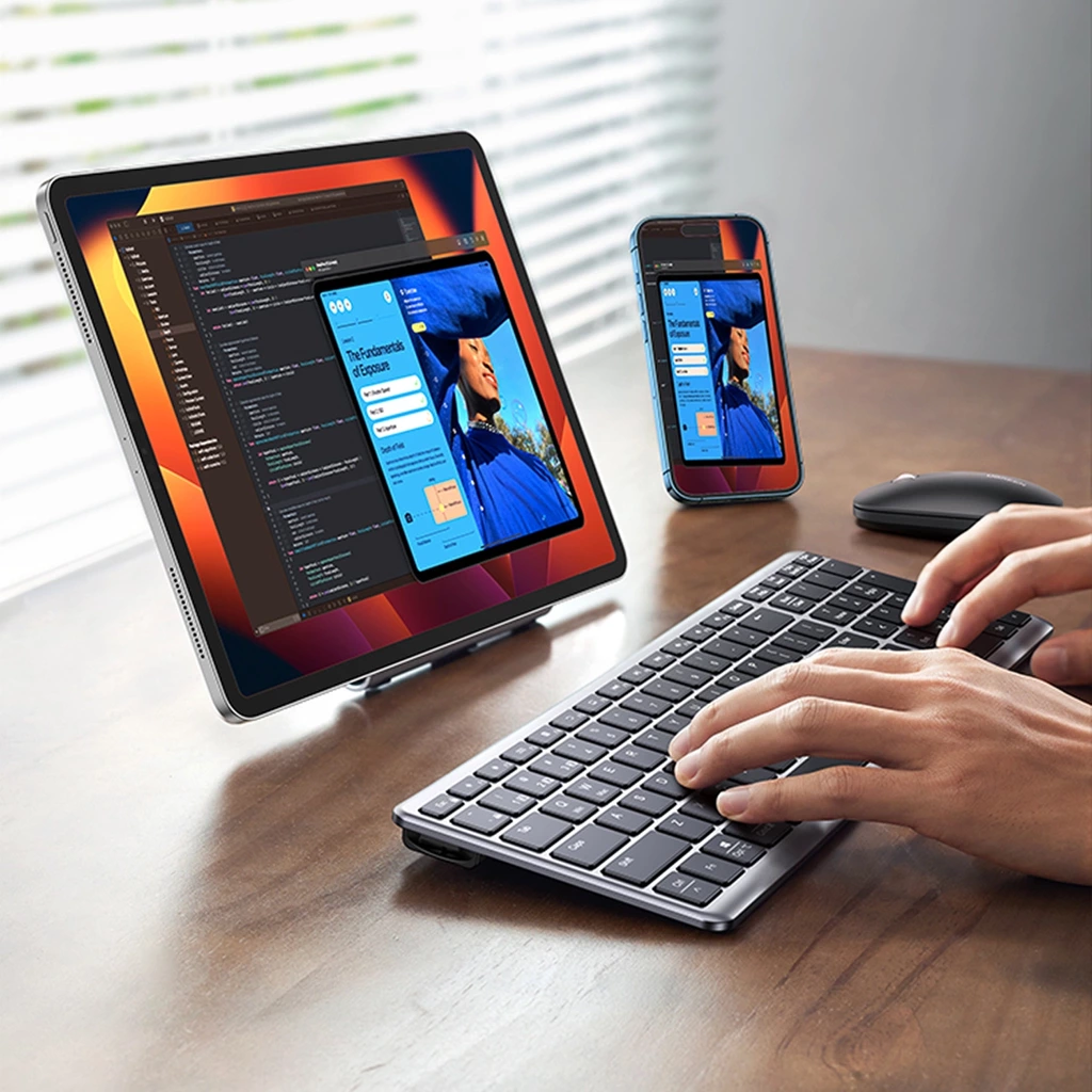 Bàn phím Bluetooth Ugreen KU005 siêu mỏng, hỗ trợ Wifi - Hình ảnh 7