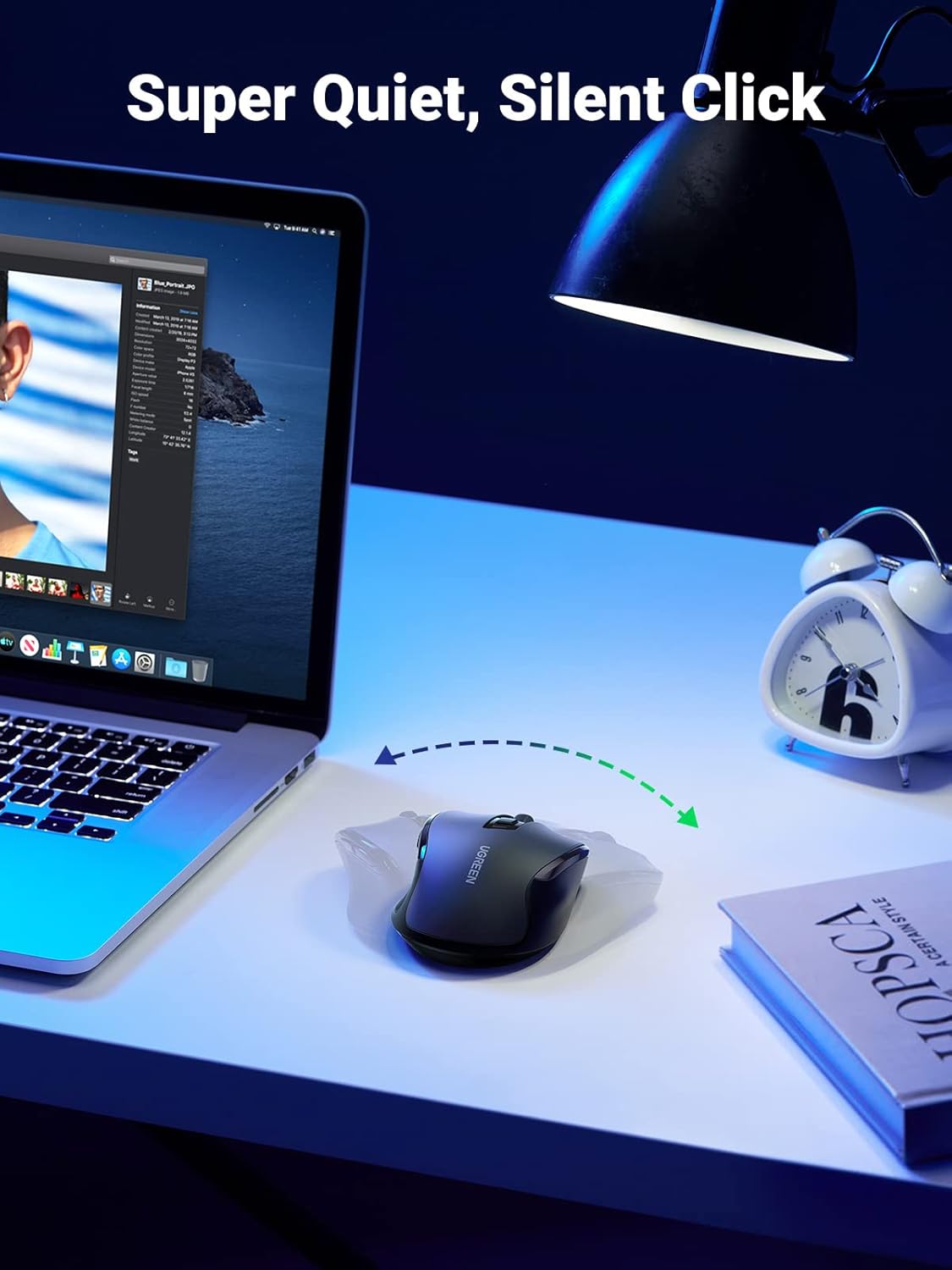 Chuột máy tính Bluetooth công thái học Ugreen MU006 - Hình ảnh 4