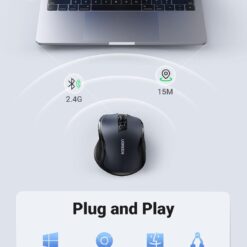 Chuột máy tính Bluetooth công thái học Ugreen MU006