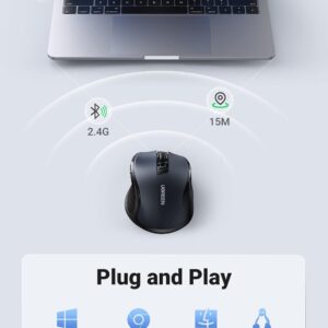 Chuột máy tính Bluetooth công thái học Ugreen MU006 - Hình ảnh 8
