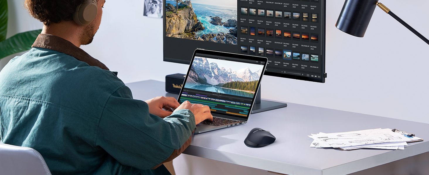 UGREEN M751 - Chuột máy tính công thái học không dây Bluetooth 23 UGREEN M751 - Chuột máy tính công thái học không dây Bluetooth