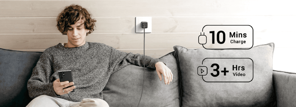 Củ sạc nhanh Ugreen 45W CD294 chân dẹt 2