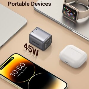 Củ sạc nhanh Ugreen 45W CD294 chân dẹt - Hình ảnh 2