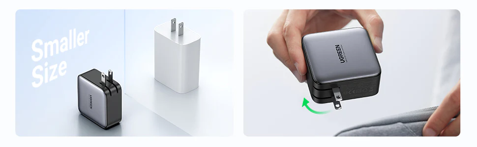 Củ sạc nhanh GaN Ugreen 100W – 2 cổng Type C 3