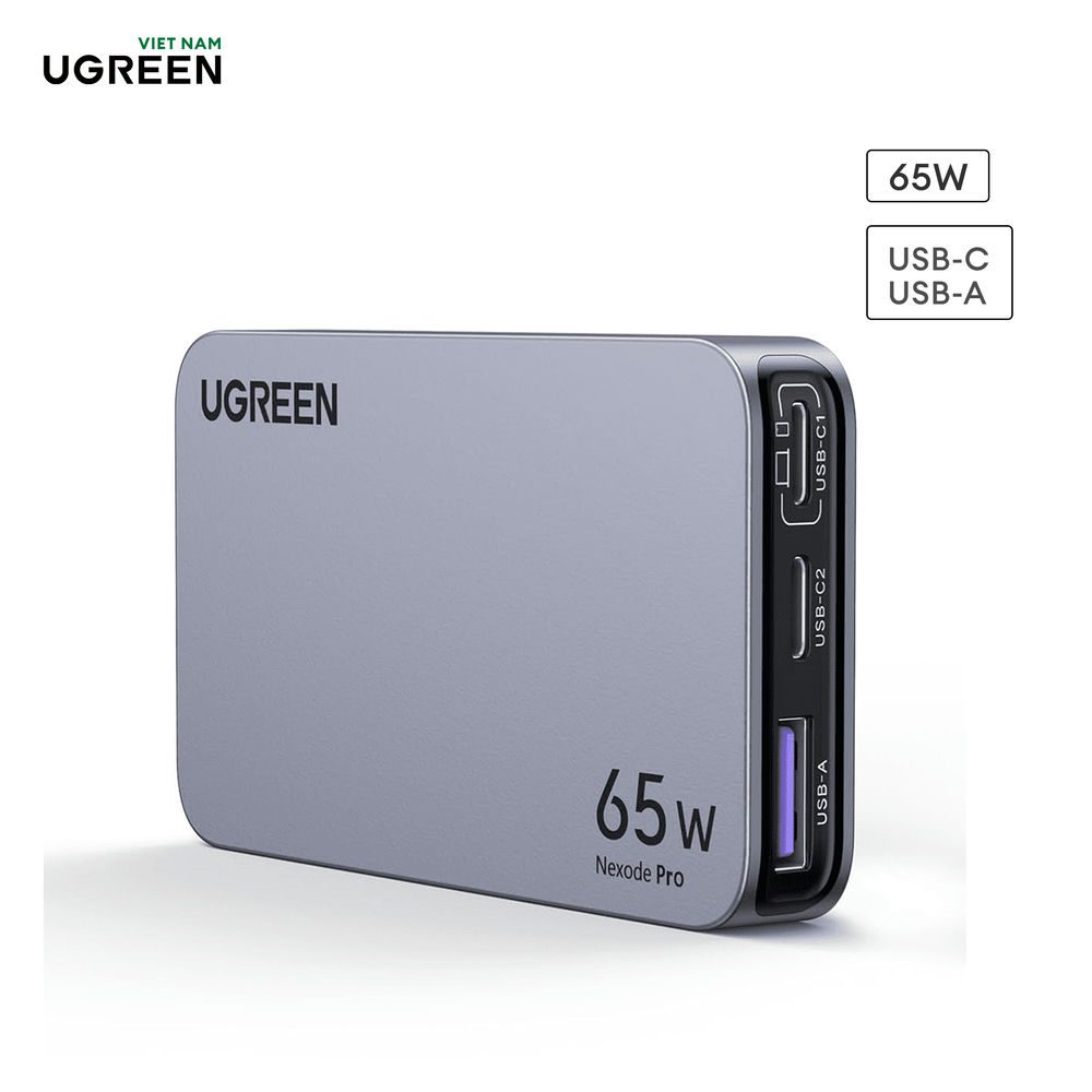 Củ sạc Type C 65W UGREEN Nexode Pro X753 GaN Ultra-Slim