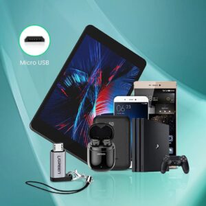 Đầu chuyển Type C sang Micro USB UGREEN US282 Vỏ nhiệt tản nhiệt tốt, kèm móc khóa - Hình ảnh 5