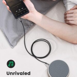 Dây âm thanh 3.5mm UGREEN AV112 Vỏ bện vải sợi tổng hợp dài từ 0.5-5m - Hình ảnh 8