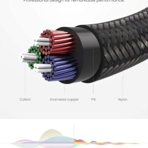 Dây âm thanh 3.5mm UGREEN AV112 Vỏ bện vải sợi tổng hợp dài từ 0.5-5m - Hình ảnh 11