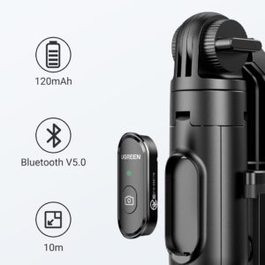 Gậy Selfie Tripod Bluetooth 5.1 có remote Ugreen 15062 LP586 - Hình ảnh 4