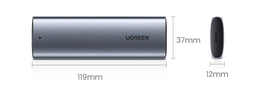 Hộ dựng ổ cứng NVMe UGREEN 15512 max 2TB tốc độ 10Gbps 1