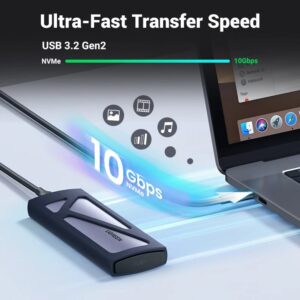 Hộ dựng ổ cứng NVMe UGREEN 15512 max 2TB tốc độ 10Gbps - Hình ảnh 5