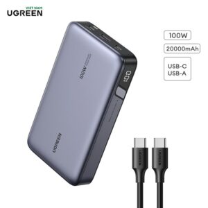 Pin Sạc dự phòng cho laptop, điện thoại Ugreen PB720