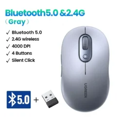 UGREEN 45149 – Chuột Bluetooth Không Dây Dual Mode, DPI 4000 Cho Laptop, MacBook, PC - Ảnh 17