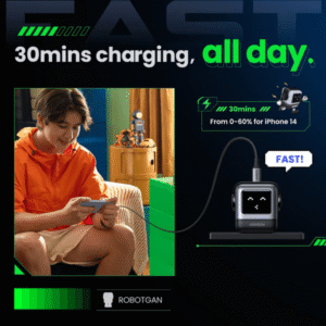 Sạc nhanh 30W Ugreen RoboGaN Mini CD359 - Hình ảnh 6