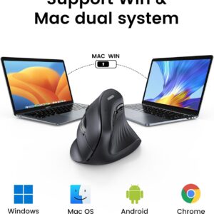 Ugreen MU008 - Chuột Bluetooth Công Thái Học Tích Hợp Wifi 2.4G - Hình ảnh 4